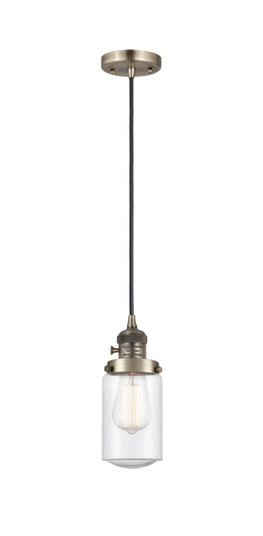 Franklin Restoration LED Mini Pendant in Antique Brass (405|201CSW-AB-G314-LED)