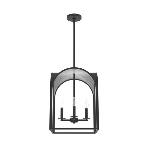 Dukestown Four Light Pendant in Natural Black Iron (47|19083)