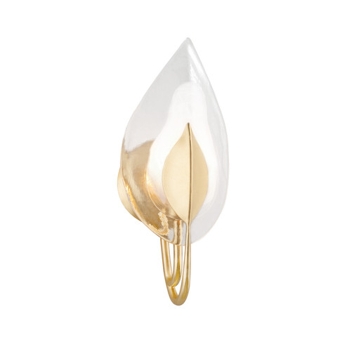 Blossom One Light Wall Sconce in Gold Leaf (70|4801-GL)