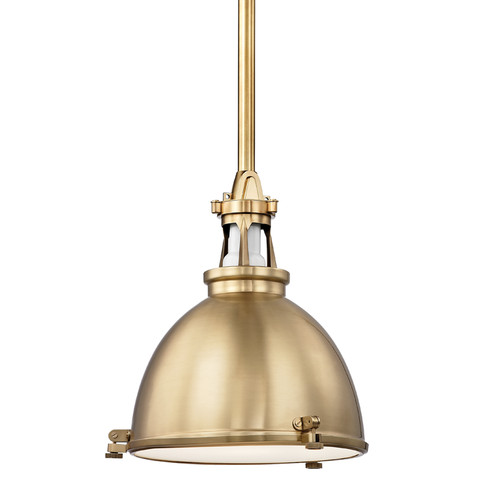Massena One Light Pendant in Aged Brass (70|4614-AGB)