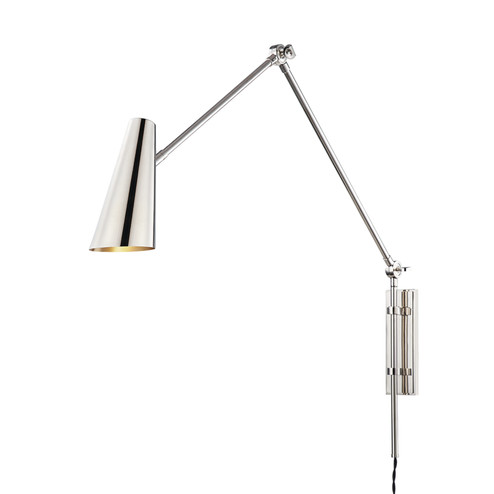 Lorne One Light Wall Sconce in Polished Nickel (70|4121-PN)