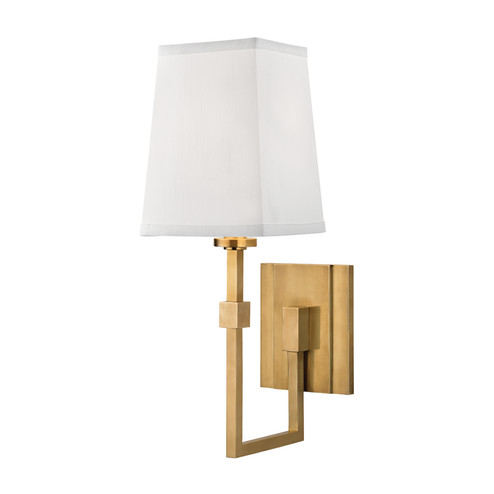 Fletcher One Light Wall Sconce in Aged Brass (70|1361-AGB)