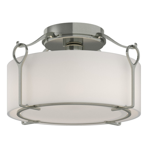 Bow One Light Semi-Flush Mount in Sterling (39|121142-SKT-85-GG0218)