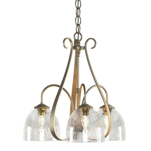 Sweeping Taper Three Light Chandelier in Soft Gold (39|101441-SKT-84-LL0001)