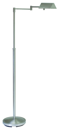 Pinnacle One Light Floor Lamp in Satin Nickel (30|PIN400-SN)