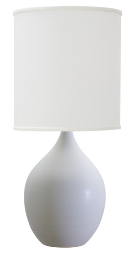Scatchard One Light Table Lamp in White Matte (30|GS401-WM)
