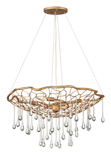 Laguna LED Chandelier in Burnished Gold (13|45304BNG)