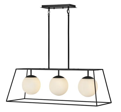 Jonas LED Chandelier in Black (13|4376BK)