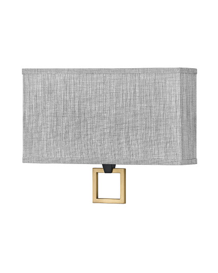 Link Heathered Gray LED Wall Sconce in Black (13|41303BK)