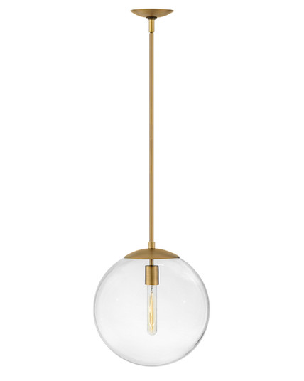 Warby LED Pendant in Heritage Brass (13|3744HB)