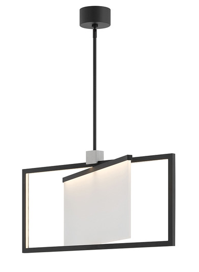 Folio LED Chandelier in Black (13|32504BLK)