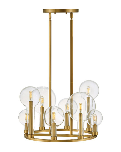 Alchemy LED Chandelier in Lacquered Brass (13|30526LCB)