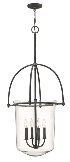 Clancy LED Foyer Pendant in Aged Zinc (13|3034DZ)