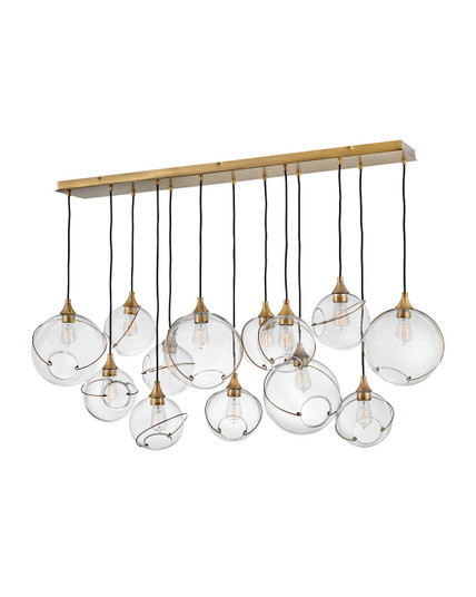 Skye LED Chandelier in Heritage Brass (13|30305HBR)