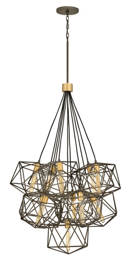 Astrid LED Chandelier in Metallic Matte Bronze (13|3029MM)