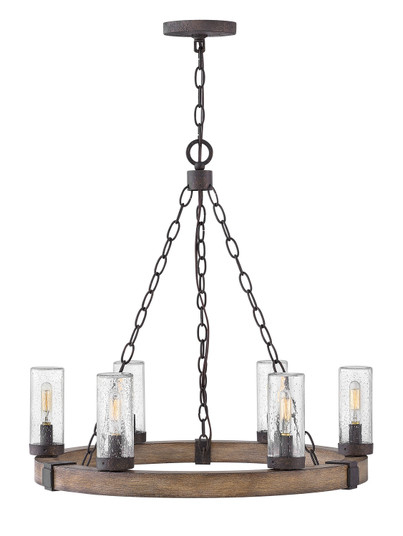 Sawyer LED Outdoor Chandelier in Sequoia (13|29206SQ)