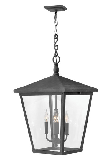 Trellis LED Hanging Lantern in Aged Zinc (13|1428DZ)