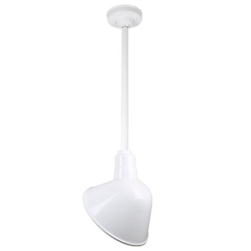 Warehouse One Light Pendant in White (381|H-QSN18112-SA-93/QSN24``ST3-93/QSNHSC-93)