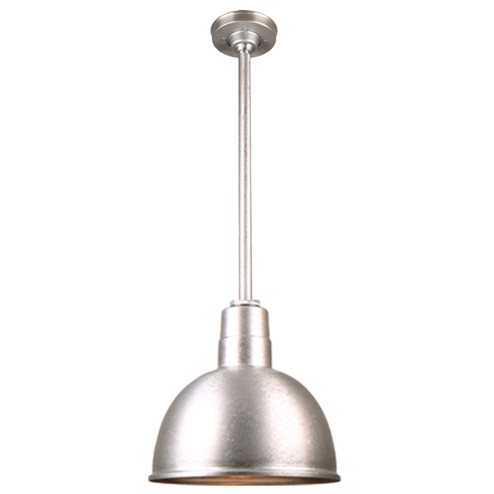 Warehouse One Light Pendant in Galvanized (381|H-QSN16112-SA-96/QSN24``ST3-96/QSNHSC-96)