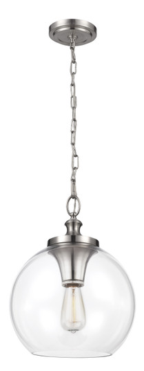 Tabby One Light Pendant in Brushed Steel (454|P1307BS)