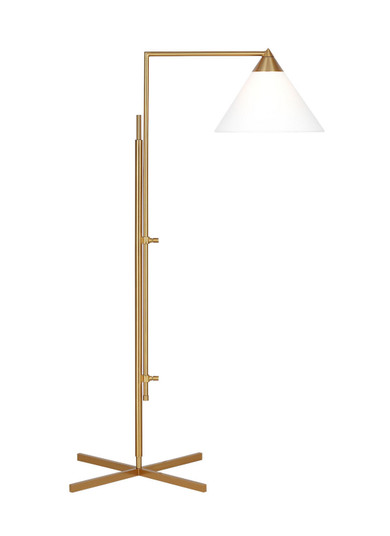 Franklin One Light Floor Lamp in Burnished Brass (454|KT1301BBS1)