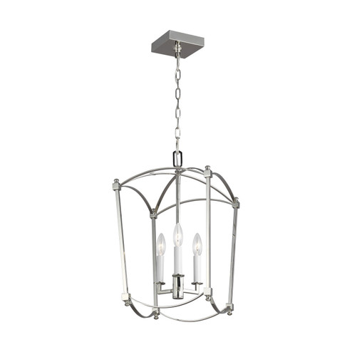 Thayer Three Light Lantern in Polished Nickel (454|F3321/3PN)