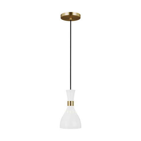 Joan One Light Pendant in Matte White (454|EP1141MWT)