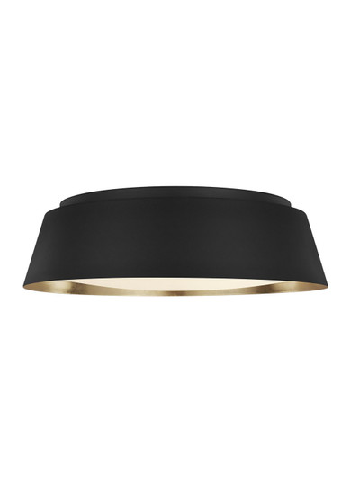 Asher Four Light Flush Mount in Midnight Black (454|EF1005MBK)