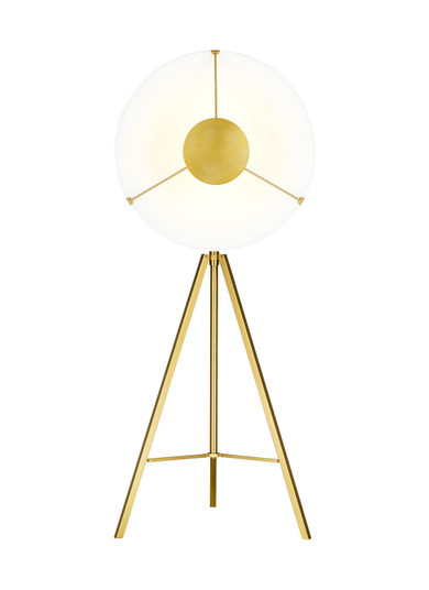 Ultra Light LED Floor Lamp in Burnished Brass (454|CT1151BBS)