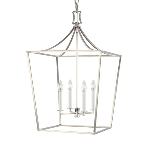 Southold Four Light Lantern in Polished Nickel (454|CC1014PN)