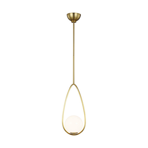 Galassia One Light Pendant in Burnished Brass (454|AEP1001BBS)