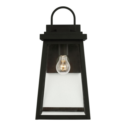 Founders One Light Outdoor Wall Lantern in Black (454|8748401-12)