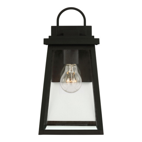 Founders One Light Outdoor Wall Lantern in Black (454|8648401-12)