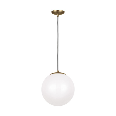 Leo - Hanging Globe LED Pendant in Satin Brass (454|602293S-848)