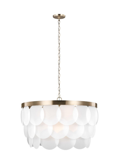 Mellita Eight Light Pendant in Satin Brass (454|5202508EN-848)