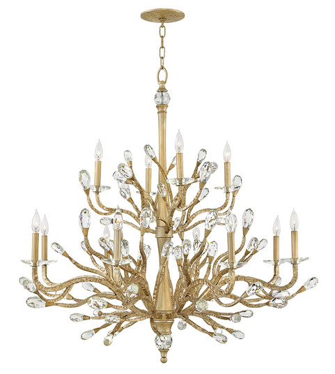 Eve LED Chandelier in Champagne Gold (138|FR46810CPG)