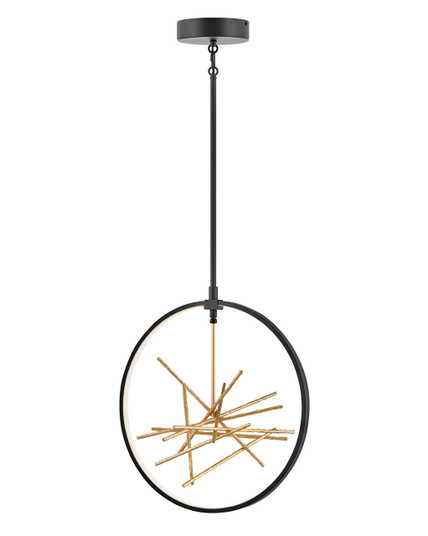 Styx LED Pendant in Black (138|FR46405BLK)