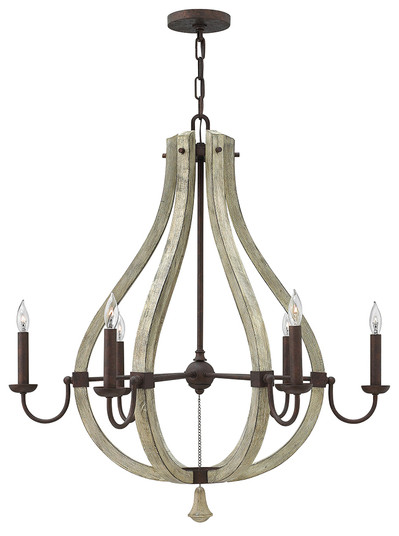 Middlefield LED Chandelier in Iron Rust (138|FR40576IRR)