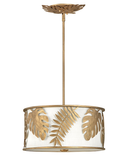 Botanica LED Foyer Pendant in Burnished Gold (138|FR35104BNG)