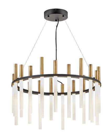 Echo LED Chandelier in Black (138|FR30706BLK)