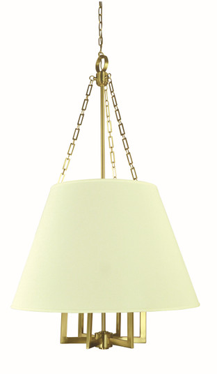 Bistro Six Light Foyer Chandelier in Brushed Brass (8|5606 BR)