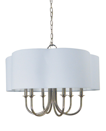 Desire Six Light Chandelier in Polished Nickel (8|4990 PN)