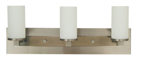 Mercer Three Light Wall Sconce in Satin Pewter with Polished Nickel (8|4733 SP/PN)