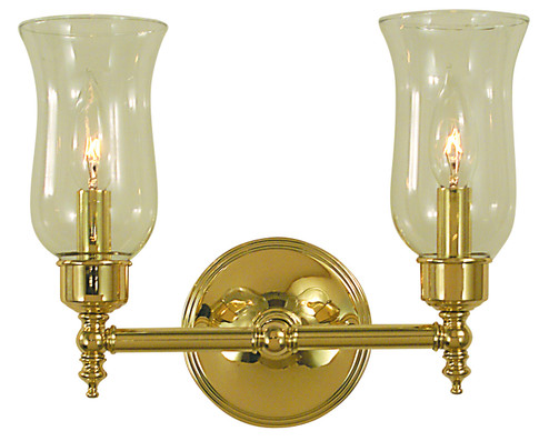 Sheraton Two Light Wall Sconce in Polished Brass (8|2502 PB)