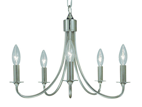 Maisonette Five Light Chandelier in Roman Bronze (8|1004 RB)