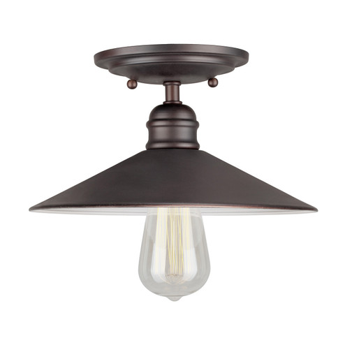 One Light Semi Flush Mount in Antique Bronze (112|7259-01-32)