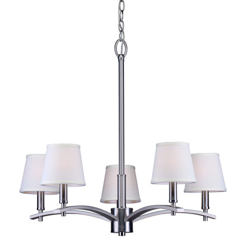 Five Light Chandelier in Brushed Nickel (112|7078-05-55)