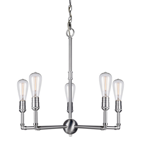 Five Light Chandelier in Brushed Nickel (112|7064-05-55)