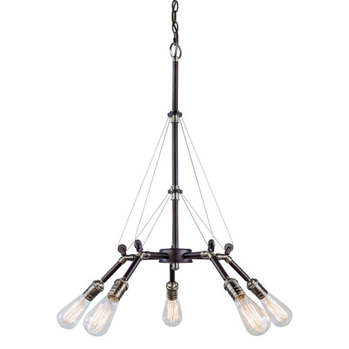 Five Light Chandelier in Antique Bronze (112|7063-05-32)