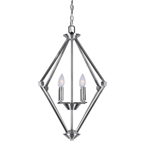 Four Light Chandelier in Brushed Nickel (112|7062-04-55)